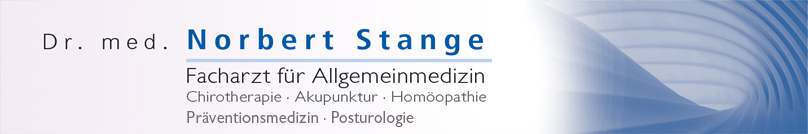Dr. med. Norbert Stange - Facharzt f�r Allgemeinmedizin